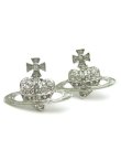 画像1: 【新品】Vivienne Westwood リバースハートピアス(SILVER) REVERSE HEART EARRING (・ビビアン)【2M】 (1)