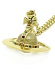 画像1: 【新品】Vivienne Westwood ニュースモールオーブペンダント(GOLD) NEW SMALL ORB PENDANT (・ビビアン)【4M】  2-16-07-27-082-nl-ET-ZH (1)