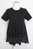 画像1: COMME des GARCONS / プリーツカットソー S 黒 T-24-09-25-003-to-OD-ZH (1)