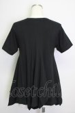 画像2: COMME des GARCONS / プリーツカットソー S 黒 T-24-09-25-003-to-OD-ZH (2)