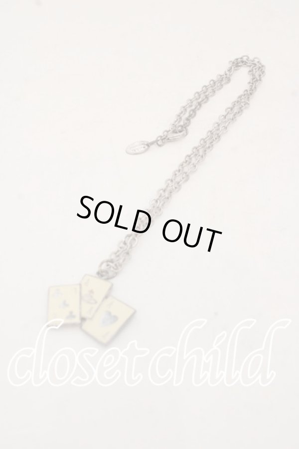 画像1: 【SALE】【10%OFF】Vivienne Westwood / card charm ネックレス   O-23-09-17-016-IG-OS (1)