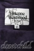 画像3: Vivienne Westwood / オーブ刺繍変形シャツ   H-23-10-15-041-bl-IN-ZH (3)