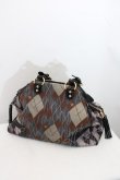 画像2: Vivienne Westwood / アーガイルヤスミンバッグ   茶  H-23-10-22-098-ba-OD-ZH (2)