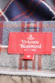 画像3: Vivienne Westwood / タータンチェックワイドパンツ    M 紺  H-23-10-29-017-pa-IN-ZH (3)