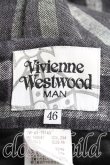 画像3: 【SALE】【20%OFF】Vivienne Westwood / ストライプリネンボタンダウンパンツ    46 黒  H-23-11-05-097-pa-IN-ZH (3)