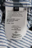 画像4: Vivienne Westwood / ケイブマンptストライプシャツ    48 白×青  H-23-11-12-021-bl-IN-ZH (4)