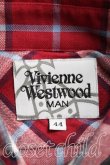 画像3: Vivienne Westwood MAN / タータンチェックシャツ    44 赤  H-23-11-19-046-to-OD-ZH (3)