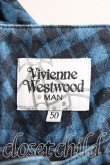 画像3: 【SALE】【10%OFF】Vivienne Westwood MAN / チェスプリントウォーリアデニム    50 青  H-23-11-26-060-pa-OD-ZH (3)