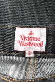 画像3: Vivienne Westwood / オーブステッチ裾ZIPデニムパンツ    2 黒  H-23-11-26-069-pa-IN-ZH (3)