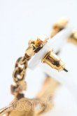 画像4: Vivienne Westwood / ミニバスレリーフドロップピアス   ゴールド  H-23-11-26-121-er-IN-ZH (4)