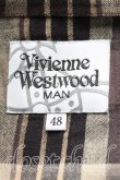 画像5: Vivienne Westwood / チェックロングシャツ    48 ベージュ  H-23-11-26-018-bl-OD-ZH (5)