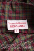 画像3: Vivienne Westwood / フロントフリルチェックワンピース    2 赤  H-23-12-10-008-op-OD-ZH (3)