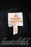 画像3: Vivienne Westwood / ストライプ変形シャツ    UK8 黒  H-23-12-17-018-bl-OD-ZH (3)