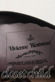 画像3: Vivienne Westwood / クレヨンチェックユニコーンポーチ   灰  H-23-12-24-010-ba-IN-ZH (3)