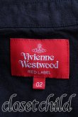 画像3: Vivienne Westwood / ORBジャカード ディタッチャブルレースカラーシャツ    02 黒  H-24-01-07-104-bl-OD-ZH (3)