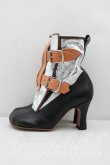 画像3: Vivienne Westwood / ボンテージブーツ    UK4 シルバー  H-24-02-04-063-sh-OD-ZH (3)