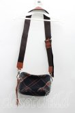 画像2: Vivienne Westwood / タータンチェックショルダーバッグ   茶  H-24-02-04-096-ba-OD-ZH (2)