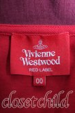 画像3: Vivienne Westwood / ハート襟ポロシャツ    00 赤  H-24-02-11-072-to-IN-ZH (3)