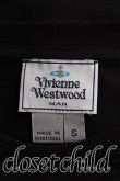 画像3: Vivienne Westwood MAN / ストーンメゾン半袖Tシャツ    S/ 黒  H-24-02-18-047-ts-IN-ZH (3)