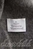 画像2: Vivienne Westwood / オーブ刺繍マフラー   灰  H-24-02-18-141-gd-OD-ZH (2)