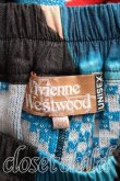 画像3: Vivienne Westwood / 総柄ニットサルエルパンツ    S/M 青  H-24-02-18-017-pa-IN-ZH (3)