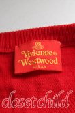 画像4: Vivienne Westwood / カラーオーブ刺繍カーディガン M 赤  H-24-02-25-141-to-OD-ZH (4)