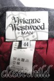 画像3: Vivienne Westwood MAN / ストライプウールパンツ 44 灰  H-24-03-03-105-pa-OD-ZH (3)