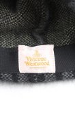 画像4: Vivienne Westwood / タータンチェックポンポン付ベレー帽  黒  H-24-03-10-013-ha-IN-ZH (4)