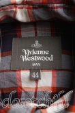 画像3: Vivienne Westwood MAN / チェック長袖シャツ 44 紺?茶  H-24-03-17-027-bl-OD-ZH (3)