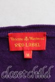 画像3: Vivienne Westwood / /カラーオーブ刺繍カーディガン M 紫  H-24-03-17-086-ts-OD-ZH (3)