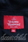 画像4: Vivienne Westwood / オーブ刺繍レーストリムカラーシャツ 00 黒  H-24-03-31-030-bl-IN-ZH (4)