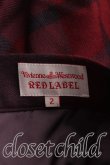 画像3: Vivienne Westwood / 格子チェック変形スカート 2 ボルドー  H-24-03-31-047-sk-IN-ZH (3)