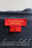 画像3: Vivienne Westwood / カラーオーブ刺繍カーディガン L 青  H-24-04-14-030-to-OD-ZH (3)