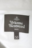 画像3: Vivienne Westwood MAN / オーブ刺繍クレリックシャツ 50 白  H-24-04-21-129-bl-OD-ZH (3)