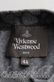 画像3: Vivienne Westwood MAN / 総柄サマーニット 44 灰  H-24-04-21-002-to-OD-ZH (3)