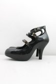 画像3: Vivienne Westwood×Melissa / 3ストラップパンプス 40 黒  H-24-04-28-044-sh-IN-ZH (3)