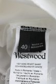 画像4: Vivienne Westwood / カラーオーブ刺繍ハリスLOVEシャツ 40 白  H-24-04-28-077-bl-IN-ZH (4)