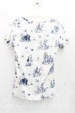 画像2: Vivienne Westwood / トワレ柄Tシャツ 1 白  H-24-05-05-008-ts-OD-ZH (2)