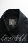 画像6: Vivienne Westwood MAN / アシメカラーシャツ 46 黒  H-24-05-12-044-bl-OD-ZH (6)