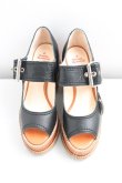 画像2: Vivienne Westwood / アンクルストラップレザーサンダル 38 黒  H-24-05-12-018-sh-OD-ZH (2)