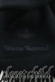 画像2: Vivienne Westwood / ロゴ刺繍マフラー  黒  H-24-05-19-026-gd-OD-ZH (2)