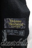 画像3: Vivienne Westwood / ロゴ刺繍マフラー  黒  H-24-05-19-026-gd-OD-ZH (3)