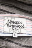 画像3: Vivienne Westwood MAN / ボーダーリネンフラッップトップス 44 灰  H-24-05-19-009-to-IN-ZH (3)