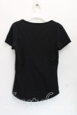 画像2: Vivienne Westwood / 単色オーブ刺繍Tシャツ 1 黒  H-24-05-26-036-ts-IN-ZH (2)