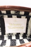 画像3: Vivienne Westwood / side knotクラッチバッグ  茶  H-24-06-02-007-ba-IN-ZH (3)