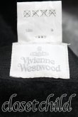 画像4: Vivienne Westwood / ラインオーブ刺繍バイカラーベレー帽  黒×灰  H-24-06-02-010-ha-IN-ZH (4)