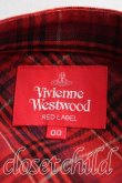 画像4: Vivienne Westwood / チェックシャツワンピース 00 赤  H-24-06-09-004-op-OD-ZH (4)