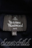 画像3: Vivienne Westwood MAN / オーブ刺繍ポロシャツ 44 紺  H-24-06-09-062-to-OD-ZH (3)