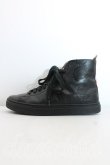 画像3: Vivienne Westwood MAN / スクイグルメンズハイカットスニーカー 38 黒  H-24-06-09-086-sh-OD-ZH (3)