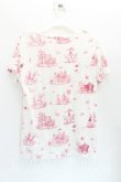 画像2: Vivienne Westwood / トワレ柄Tシャツ 3 白  H-24-06-23-054-ts-IN-ZH (2)